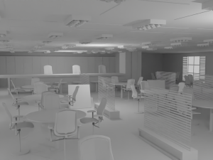 Bar Interior No Material 3D Модель