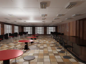 Tavern Interior 3D Model