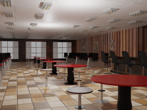 Tavern Interior 3D Model