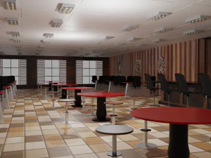 Tavern Interior 3D Model