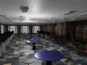 居酒屋の内装 3Dモデル