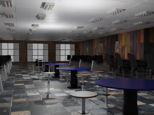 居酒屋の内装 3Dモデル