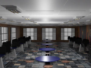 居酒屋の内装 3Dモデル