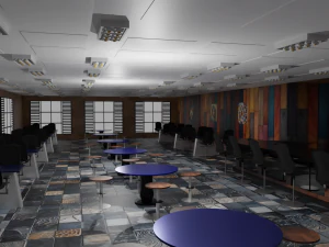 居酒屋の内装 3Dモデル