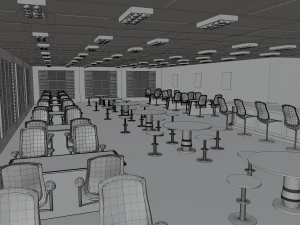 居酒屋の内装 3Dモデル