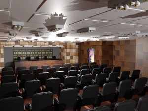 Conference Hall 3D Model