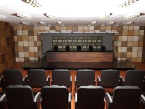Conference Hall 3D Model