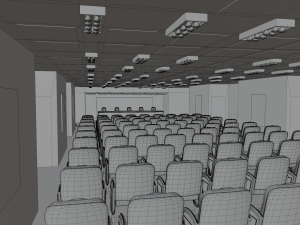 Conference Hall 3D Model