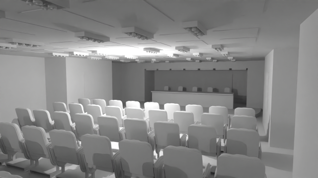 Conference Hall No Material 3Dモデル .c4d .max .obj .3ds .fbx .stl .blend