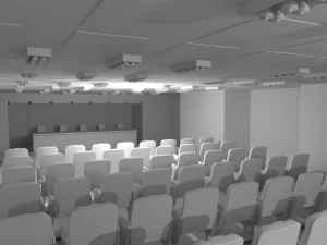 Conference Hall No Material 3Dモデル