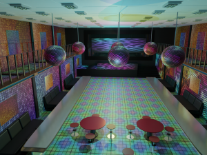 Nightclub Interior 3D Model