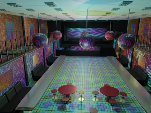 나이트클럽 인테리어 3D 모델