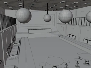 Nightclub Interior 3D Model
