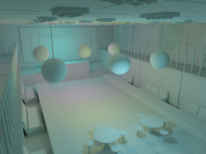 Nightclub Interior No Material Modelo 3D