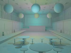 Nightclub Interior No Material Modelo 3D