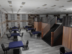 Restaurant Interior 3D Model