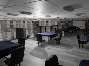 Restaurant Interior 3D Model