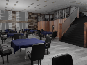 Restaurant Interior 3D Model