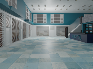 Hospital Interior Modello 3D