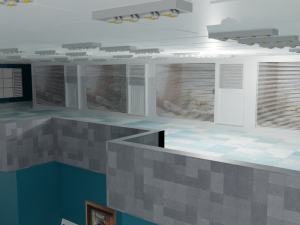Hospital Interior Modello 3D