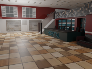 Hospital Interior Modelo 3D