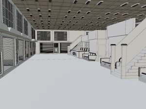 Hospital Interior 3D Model