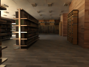 Supermarket interior 3D 모델