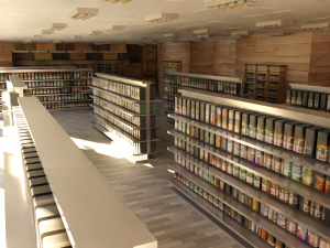 Supermarket interior 3D 모델