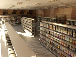 Supermarket interior 3D Model