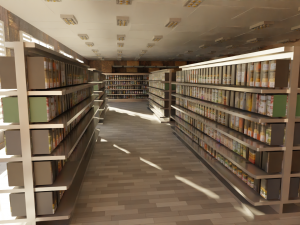 Supermarket interior 3D 모델