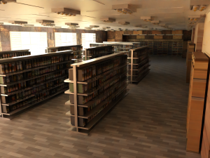 Supermarket interior 3D 모델