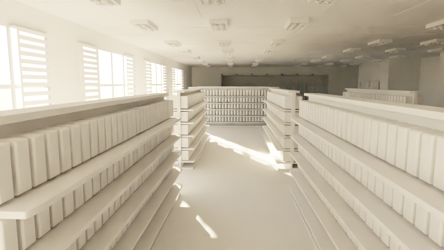 Supermarket interior No Material 3D Модель .c4d .max .obj .3ds .fbx .stl .blend 