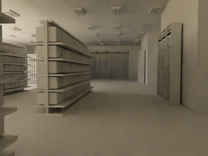 Supermarket interior No Material 3D Модель