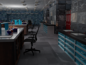 Laboratory Interior 3D Модель