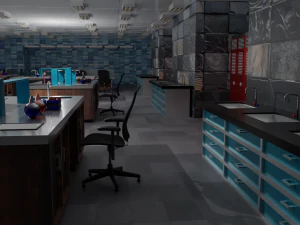Laboratory Interior 3D Model