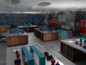 Laboratory Interior 3D Модель