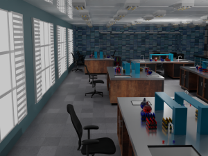 Laboratory Interior 3D Модель