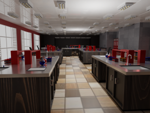 Laboratory Interior 3D 模型