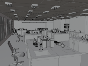 Laboratory Interior 3D 模型