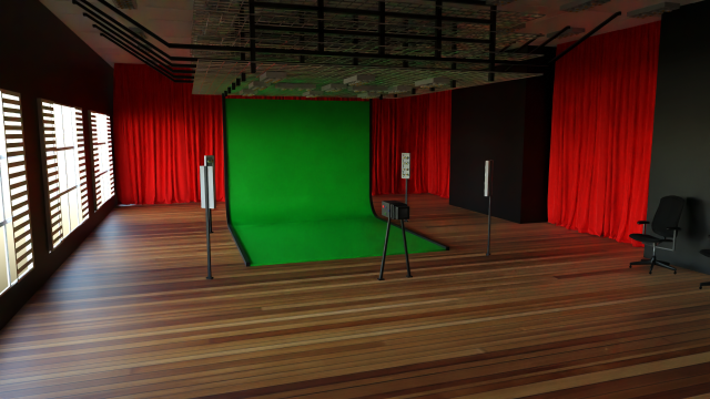 Professional Studio 3D Model .c4d .max .obj .3ds .fbx .stl .blend 