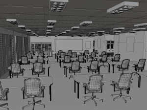 School Class Interior 3D मॉडल