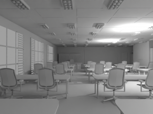 Hangar Interior 3D Model