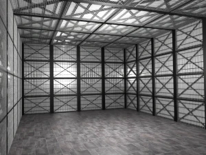 Hangar Interior 3D Model