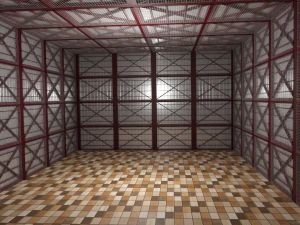 Interno dell'hangar Modello 3D