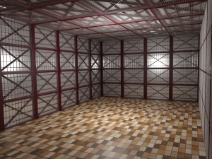Hangar Interior 3D Model