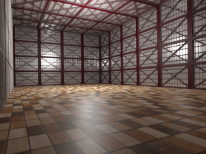 Hangar Interior 3D Model