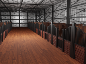 Horse Stable Model 3D