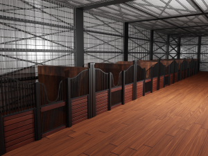 Horse Stable Model 3D