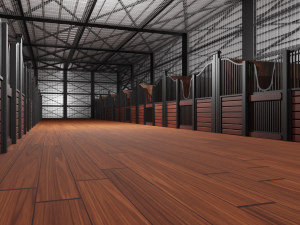 Horse Stable Model 3D