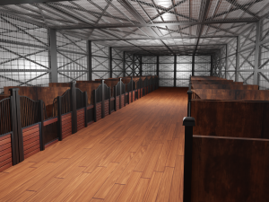 Horse Stable Model 3D